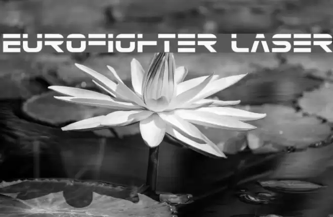 Eurofighter Laser Font examples