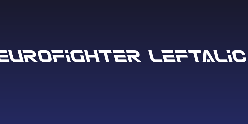 Eurofighter Leftalic Social Header
