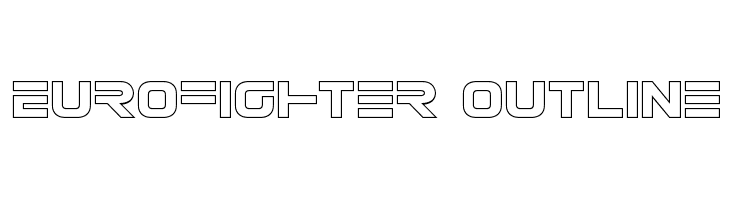 Eurofighter Outline Font
