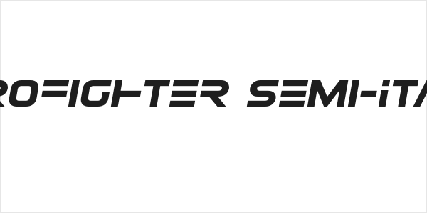 Eurofighter Semi-Italic Logo