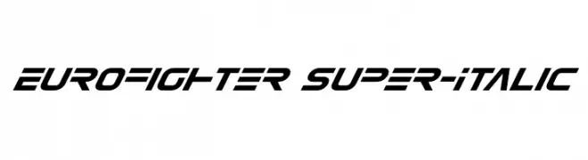 Eurofighter Super-Italic  नि: शुल्क फ़ॉन्ट्स डाउनलोड