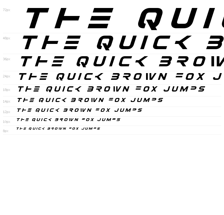 Eurofighter Title Italic Waterfall