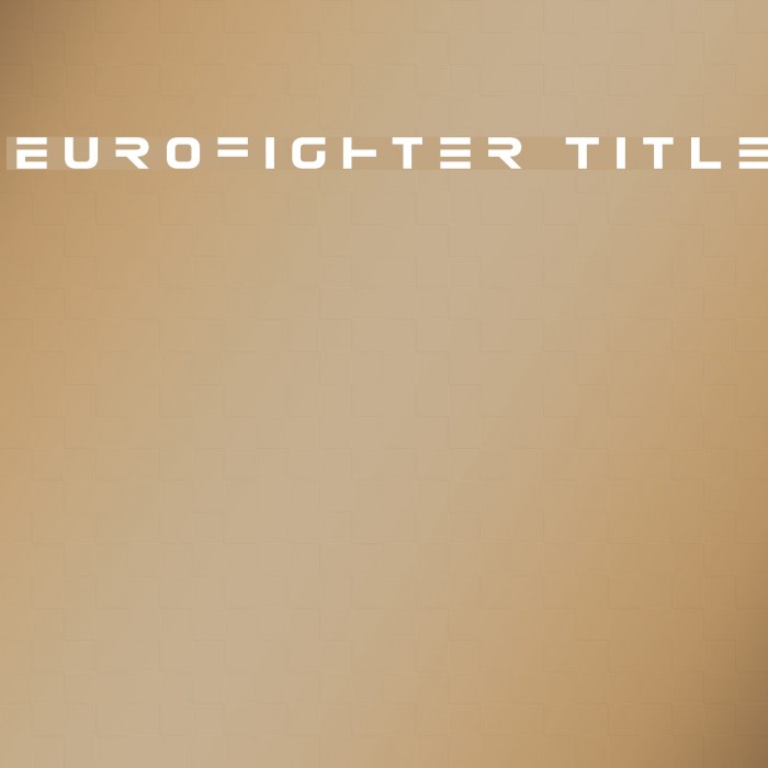 Eurofighter Title Font examples