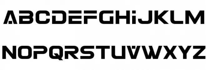 Eurofighter Font Litere mari
