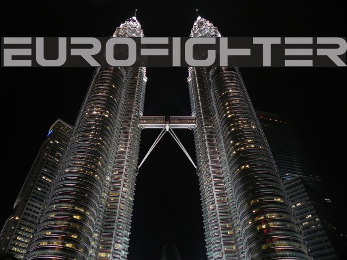 Eurofighter Font examples
