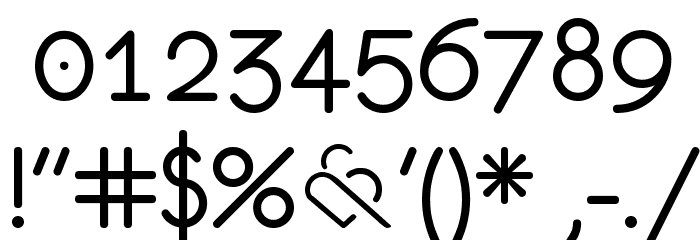 Eurofurence Modified フォント その他の文字