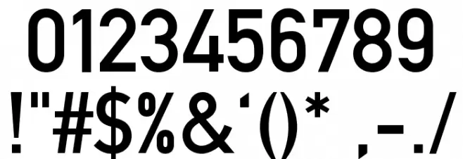 EuropaMittelschrift Font OTHER CHARS