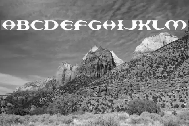 Europa Schriftart examples