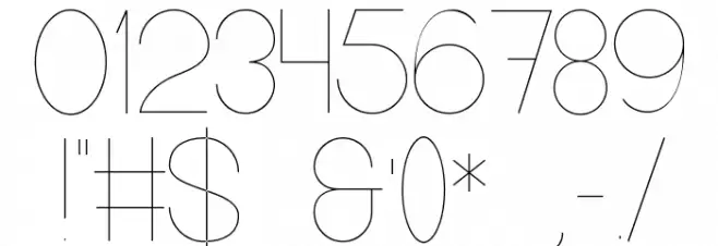 Europe Underground Light Font OTHER CHARS