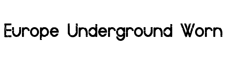 Europe Underground Worn  لخطوط تنزيل