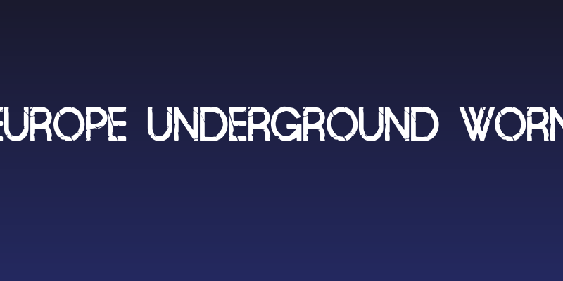 Europe Underground Worn Social Header