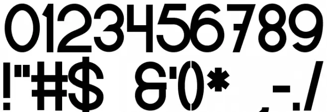 Europe Underground Font OTHER CHARS