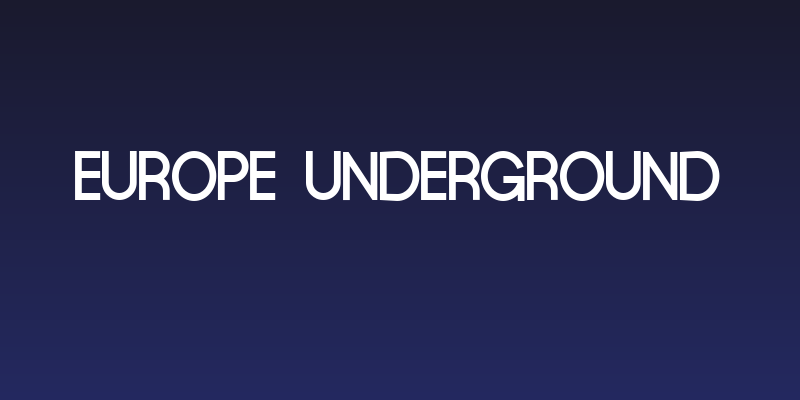 Europe Underground Social Header