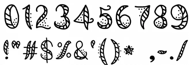 European Jazz American Music Font OTHER CHARS