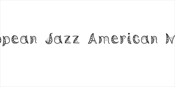 European Jazz American Music Logo