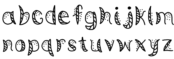 European Jazz American Music Font LOWERCASE