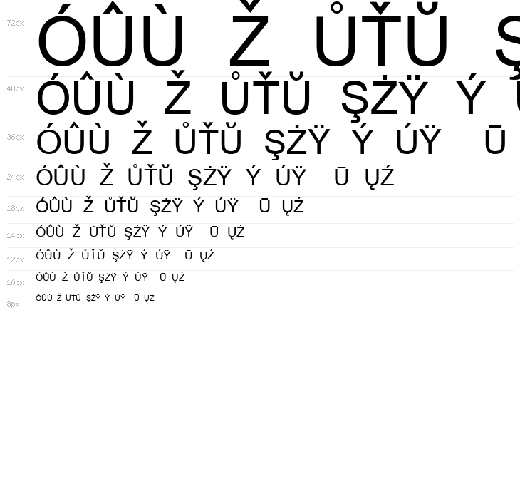 European SansSerif Waterfall