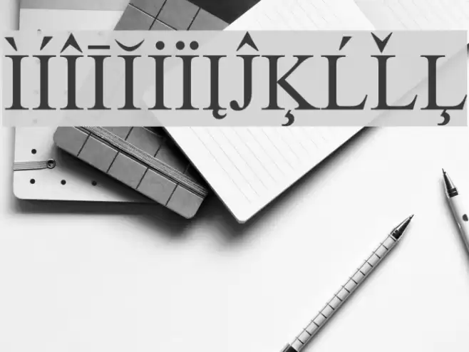 European Serif Fonte examples