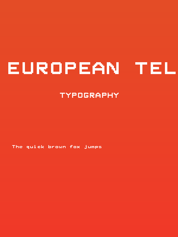 European Teletext Poster