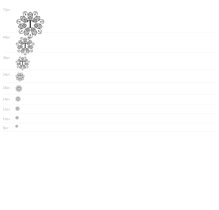 EuropeanMonogram-Regular Waterfall