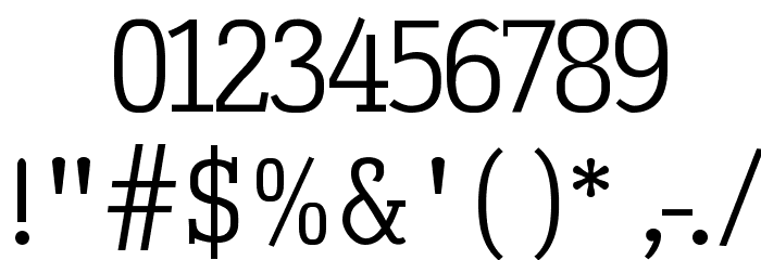 EuropeanTypewriter Font OTHER CHARS