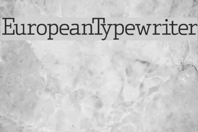 EuropeanTypewriter Example 2