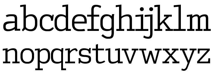 EuropeanTypewriter Font LOWERCASE