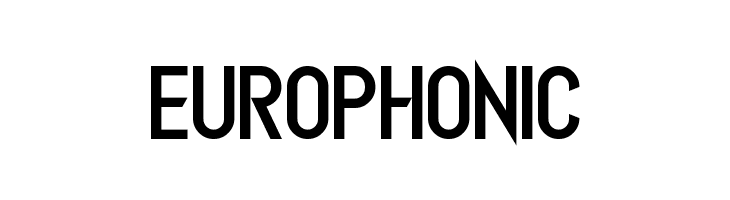 Europhonic  les polices de caractères gratuit tlcharger