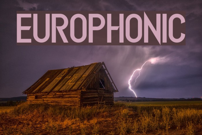 Europhonic Example 1