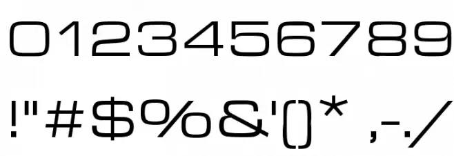 Eurostar Regular Extended Schriftart Anderer Schreiben