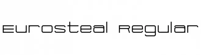 Eurosteal Regular  Frei Schriftart Herunterladen