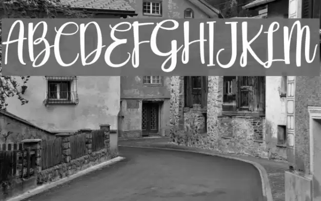 Eurotrophya Font examples