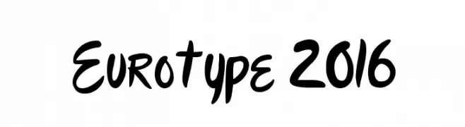 Eurotype 2016  フリーフォントのダウンロード
