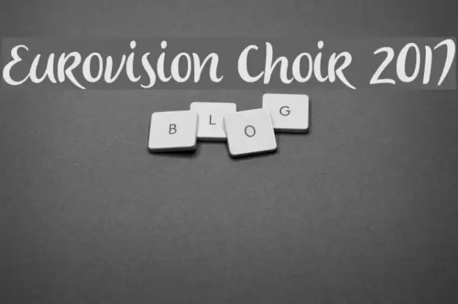 Eurovision Choir 2017 Font examples
