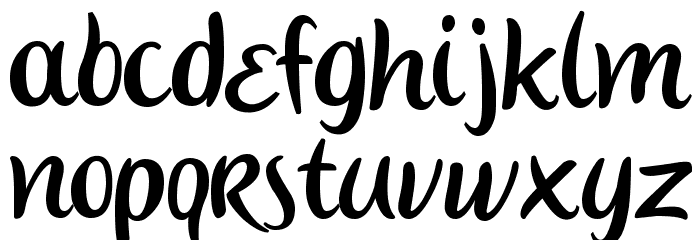 Eurovision Choir 2017 Font LOWERCASE