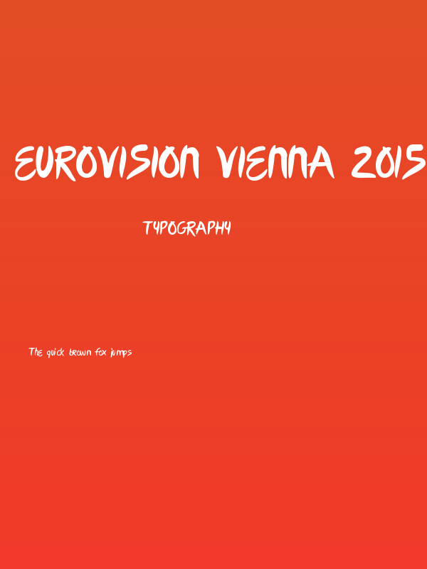 Eurovision Vienna 2015 Poster
