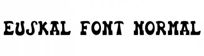 Euskal Font Normal  Free Fonts Download