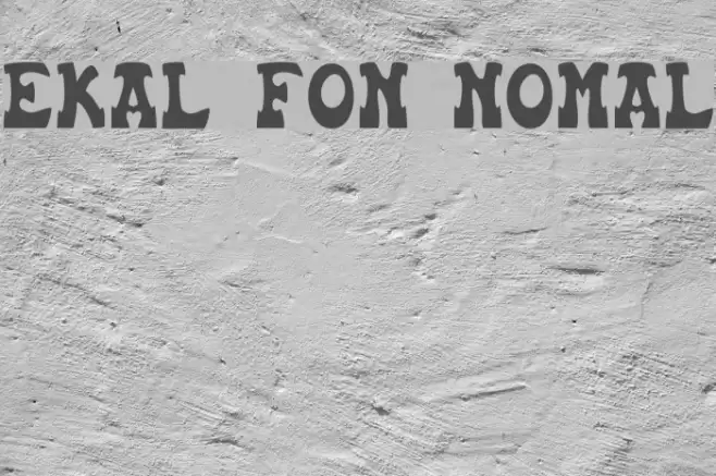 Euskal Font Normal フォント examples