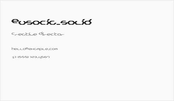 Eusocia_solid Business Card