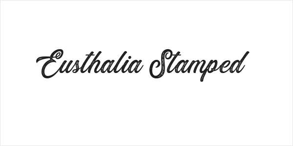 Eusthalia Stamped Logo
