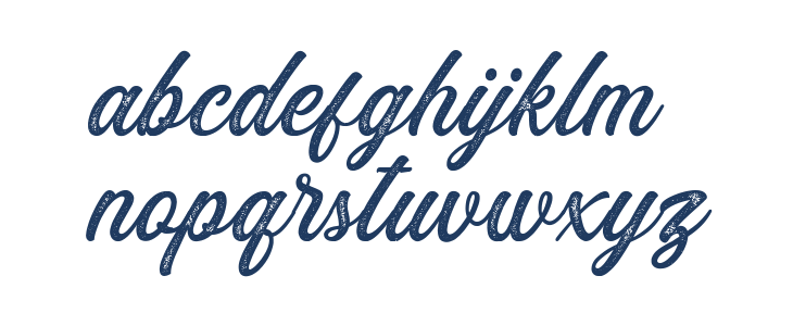 Eusthalia Stamped Lowercase