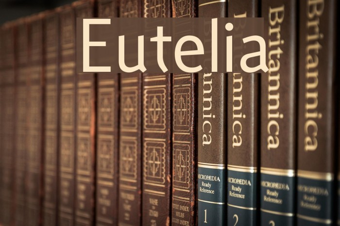 Eutelia फ़ॉन्ट examples