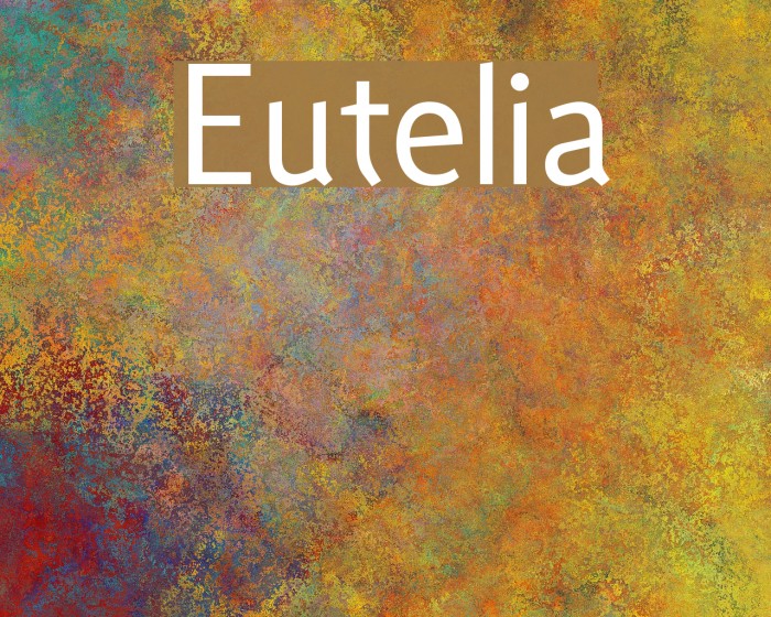 Eutelia फ़ॉन्ट examples