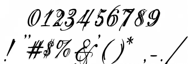 Eutemia I Italic Font Alte caractere
