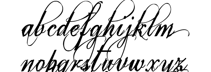 Eutemia I Italic Font LOWERCASE