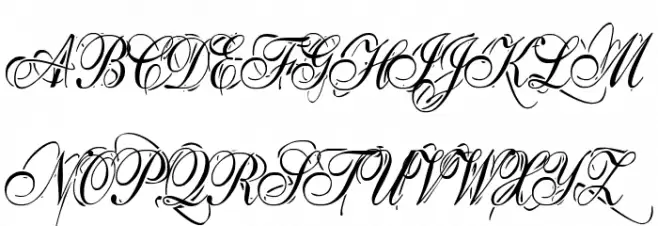 Eutemia I Italic Caratteri MAIUSCOLE
