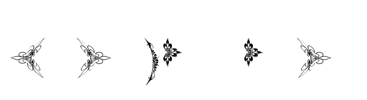 Eutemia Ornaments Font
