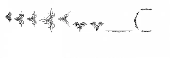Eutemia Ornaments Fuentes MAYÚSCULAS
