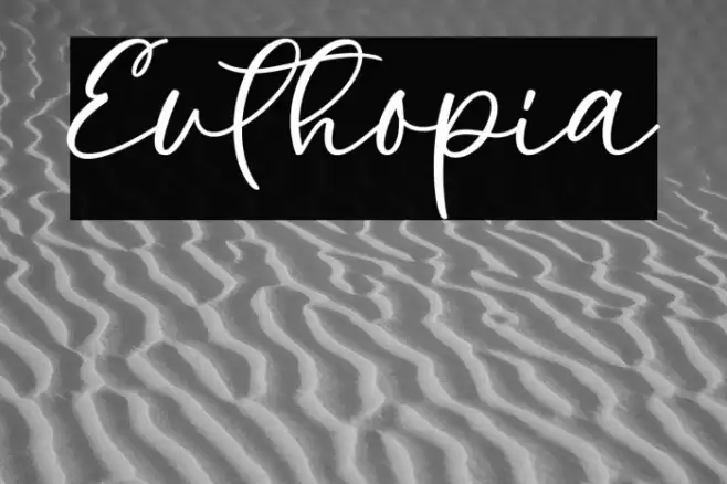 Euthopia Font examples