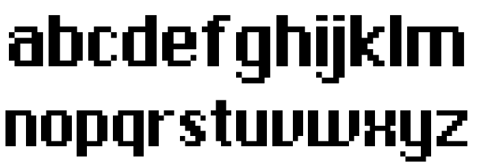 Euxoi Font LOWERCASE